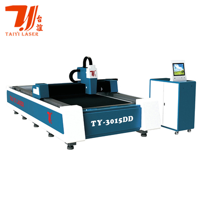 TY-3015DD 1000W - 3000W 싱글 베드 CNC 금속 시트 파이버 레이저 커팅 머신