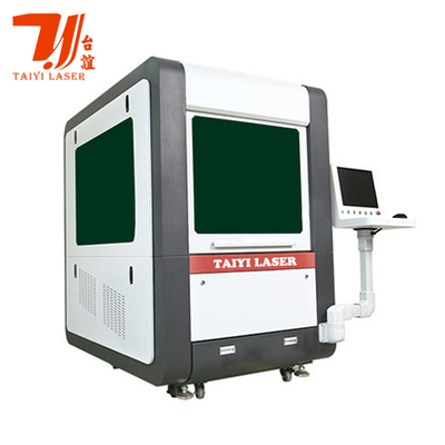 Enclosed Mini CNC Metal Plate Fiber Laser Cutting Machine 380V 50Hz / 60Hz