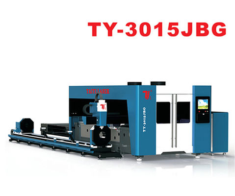 TY-3015JBG 1000W - 6000W CNC 파이버 레이저 커터 금속 튜브 SS 파이프 레이저 절단기