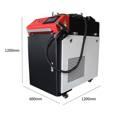 2000W 휴대용 Cnc 러스트 레이저 청소 기계, 금속 레이저 러스트 제거 청소 기계