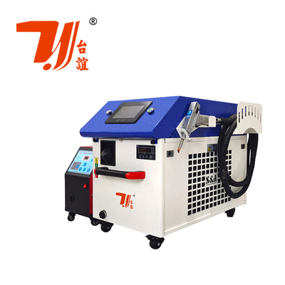 칸톤 박람회 프로모션 1000W 1500W 2000W 알루미늄 철에 대한 퀴린 헤드 미니 레이저 용접 기계