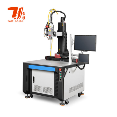 칸톤 박람회 프로모션 3000W 6000W 자동 레이저 용접 기계 컵 스푸트 차 냄비 몸 차 냄비 베이스 용접