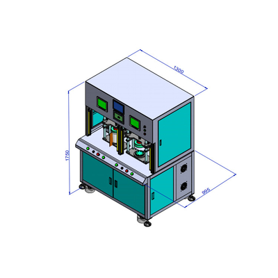 1000W - 6000W 스테인리스 스틸 켈러 차 냄비 텀블러 더블 스테이션 자동 섬유 레이저 용접 기계
