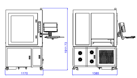 사용자 정의 PCB FPC 회로 보드 QR 코드 레이저 표시 기계