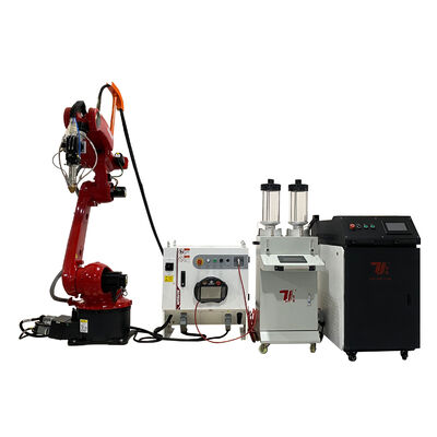 6KW 고속 CNC 레이저 클래딩 머신 셰프트 수리 및 크롬 플래팅 교체, 90% 파우더 효율