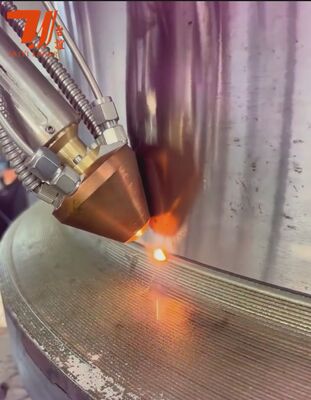 6KW 고속 CNC 레이저 클래딩 머신 셰프트 수리 및 크롬 플래팅 교체, 90% 파우더 효율