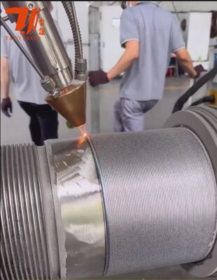 6KW 고속 CNC 레이저 클래딩 머신 셰프트 수리 및 크롬 플래팅 교체, 90% 파우더 효율