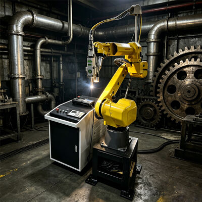 FANUC 로봇 M-20 6 축 로봇 자동 3D 섬유 레이저 절단 기계 피트니스 장비 가구 지원 절단