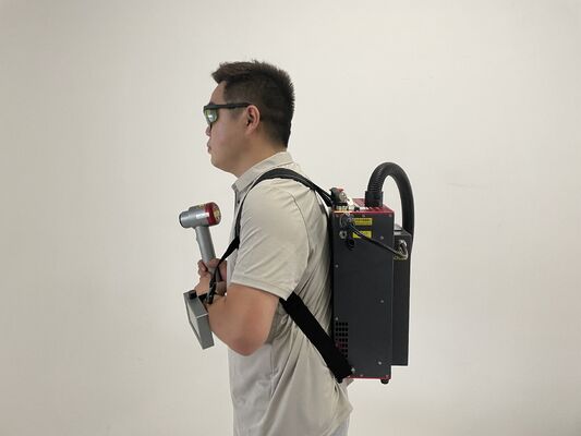 200W/300W Backpack-Style Multi-Mode Laser Cleaning Machine — Air-Cooled Portable Pulsed Laser Rust Removal Machine (Suitable for On-Site Operations)