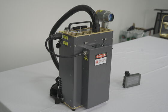 300W Backpack Pulse Laser Cleaning Machine Handheld Rust Paint Remover with Battery Option