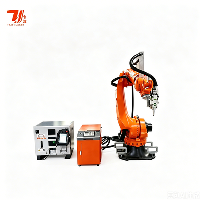 KUKA KR35 6 축 로봇 레이저 용접 기계 4000W IPG 섬유 레이저 소스 자동차 바디 및 금속 제조