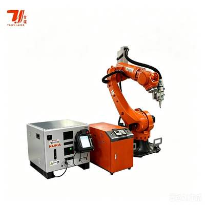 4000W IPG 로봇 레이저 용접 시스템 3D 복잡한 금속 부품 용접을 위한 KUKA KR35 로봇