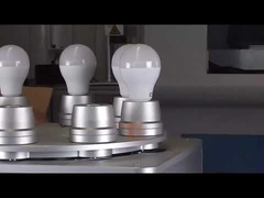 20W 30W 50W 100W 자동 8 스테이션 회전식 Led 전구 로고 인쇄 레이저 마킹 머신