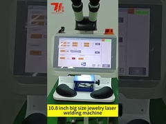 데스크톱 10 인치 큰 화면 레이저 보석 용접 기계