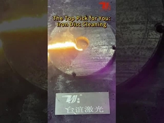 CW 섬유 레이저 녹 제거 기계 1000w 1500w 2000w 세정 기계