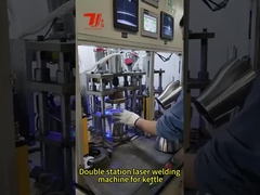1000W - 6000W 스테인리스 스틸 켈러 차 냄비 텀블러 더블 스테이션 자동 섬유 레이저 용접 맥